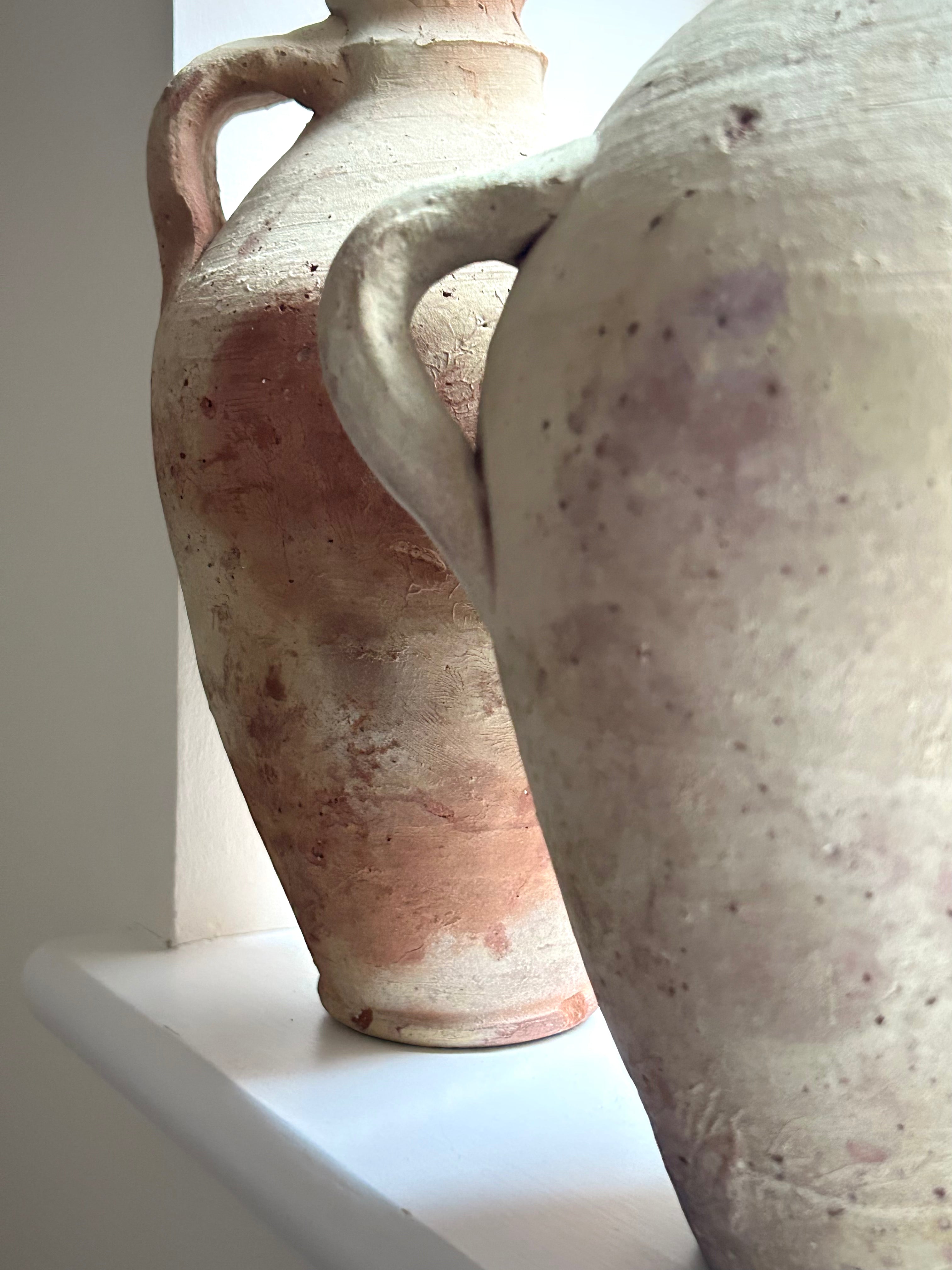 Fired Earth Clay Jug