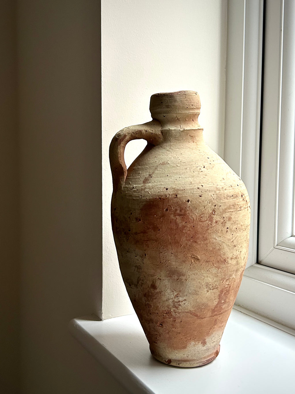 Fired Earth Clay Jug