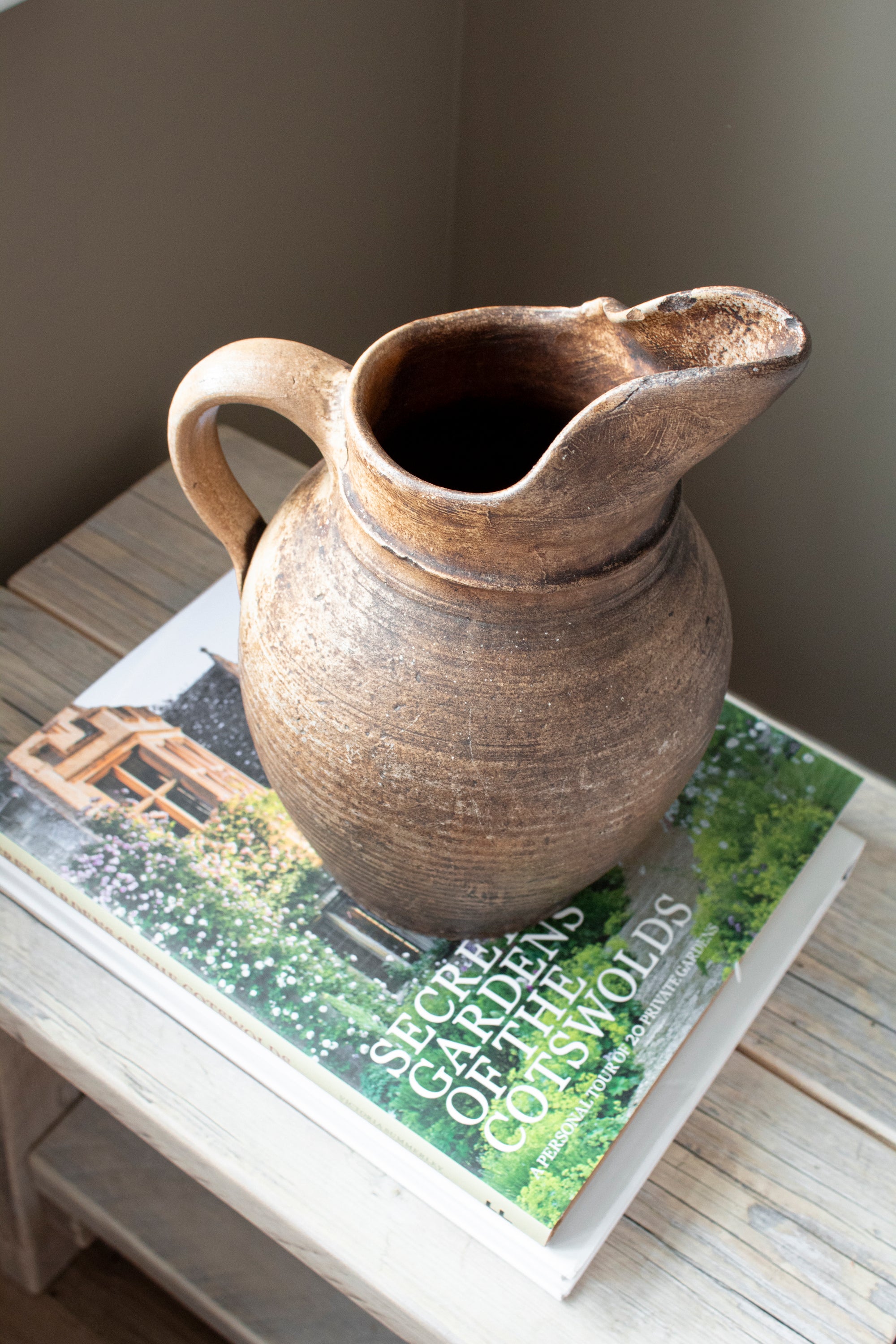 Tall Spouted French Jug