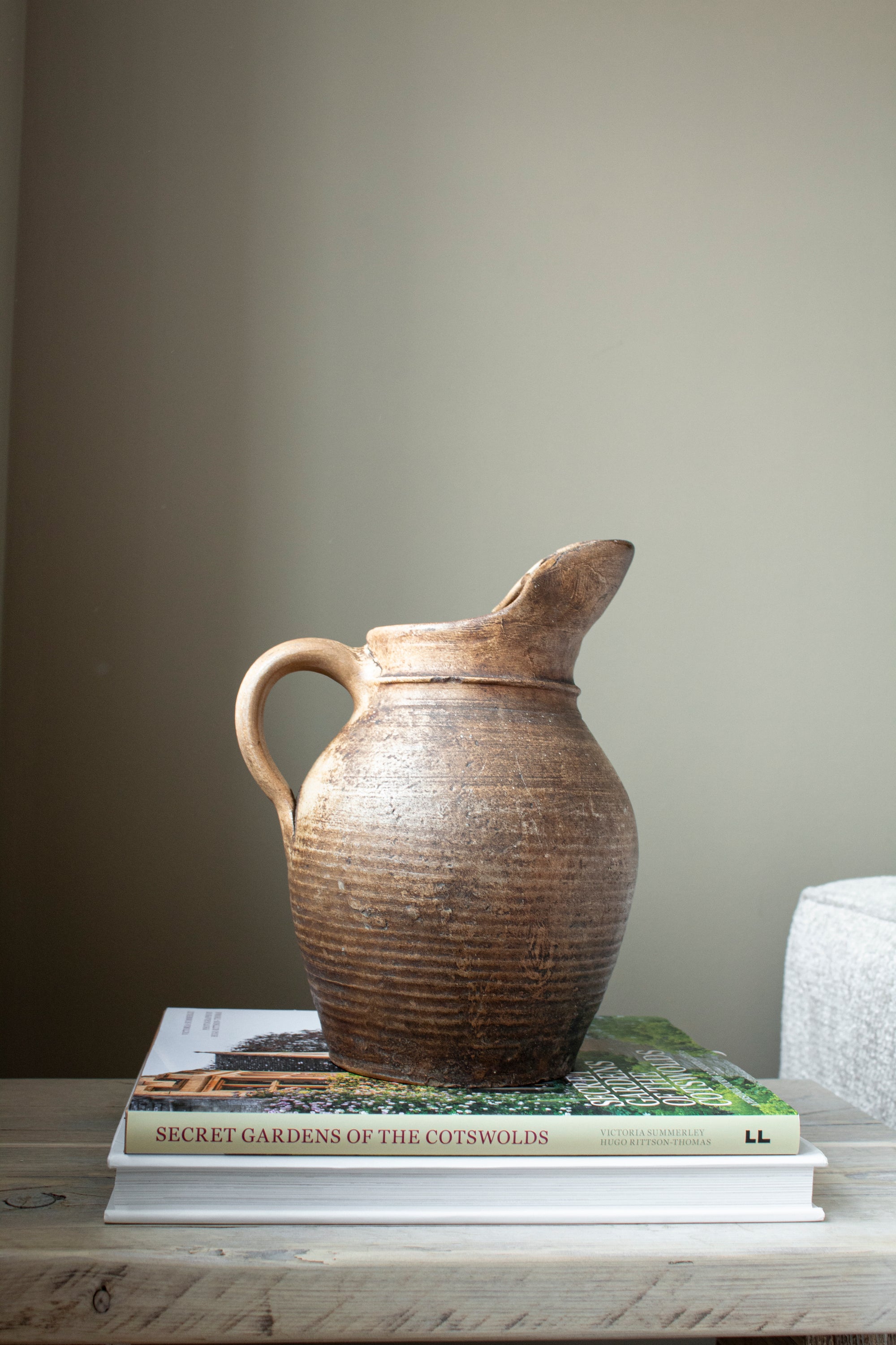Tall Spouted French Jug