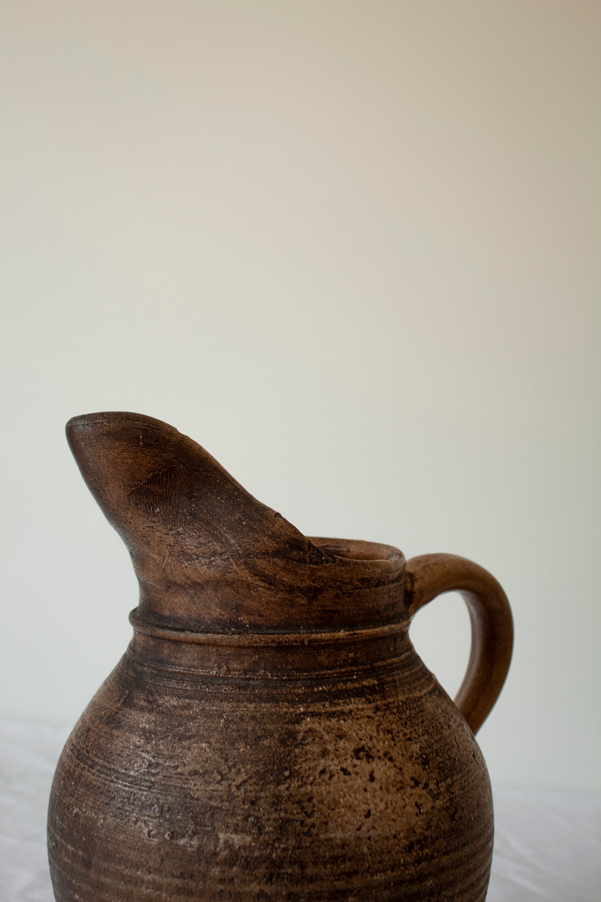 Tall Spouted French Jug