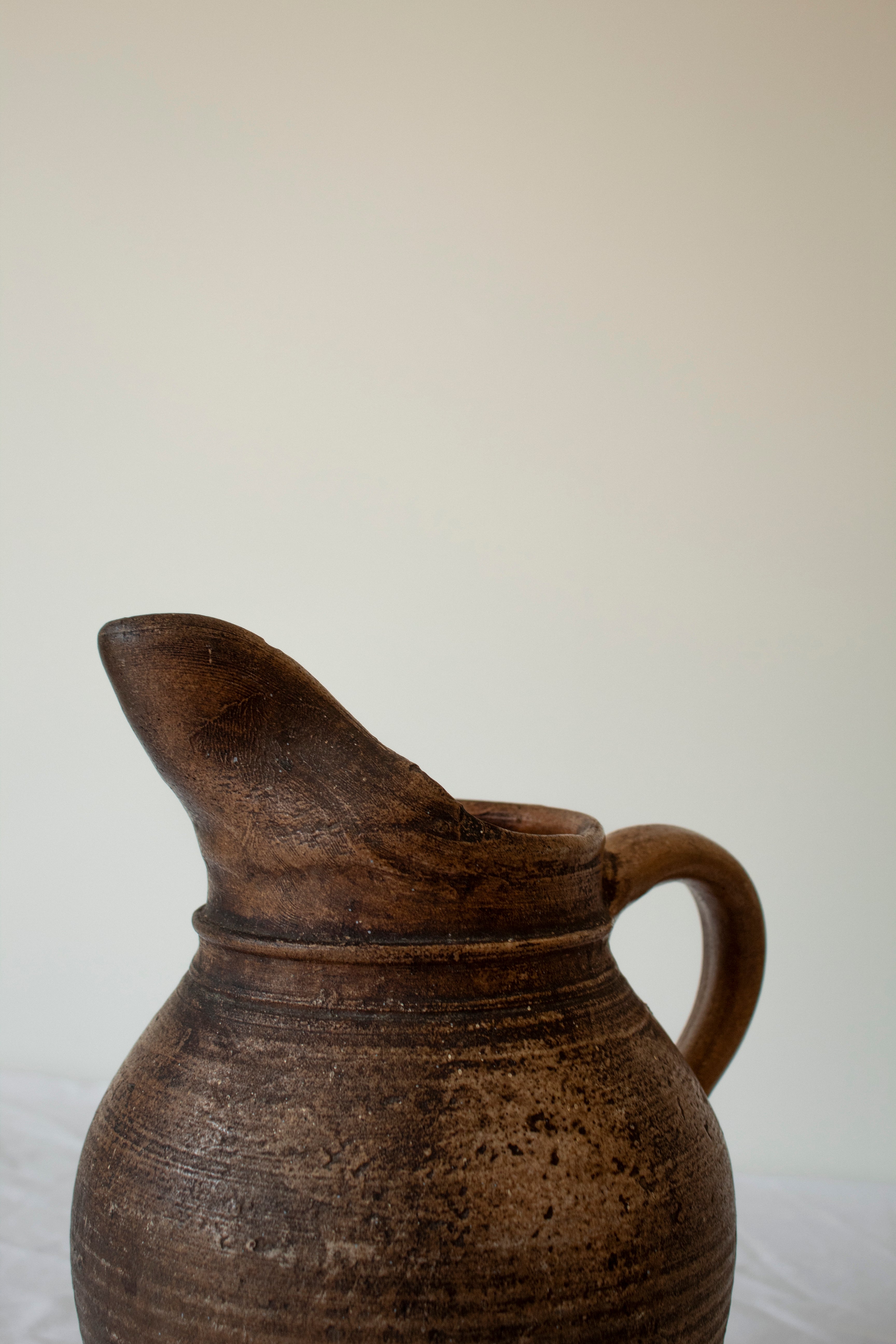Tall Spouted French Jug