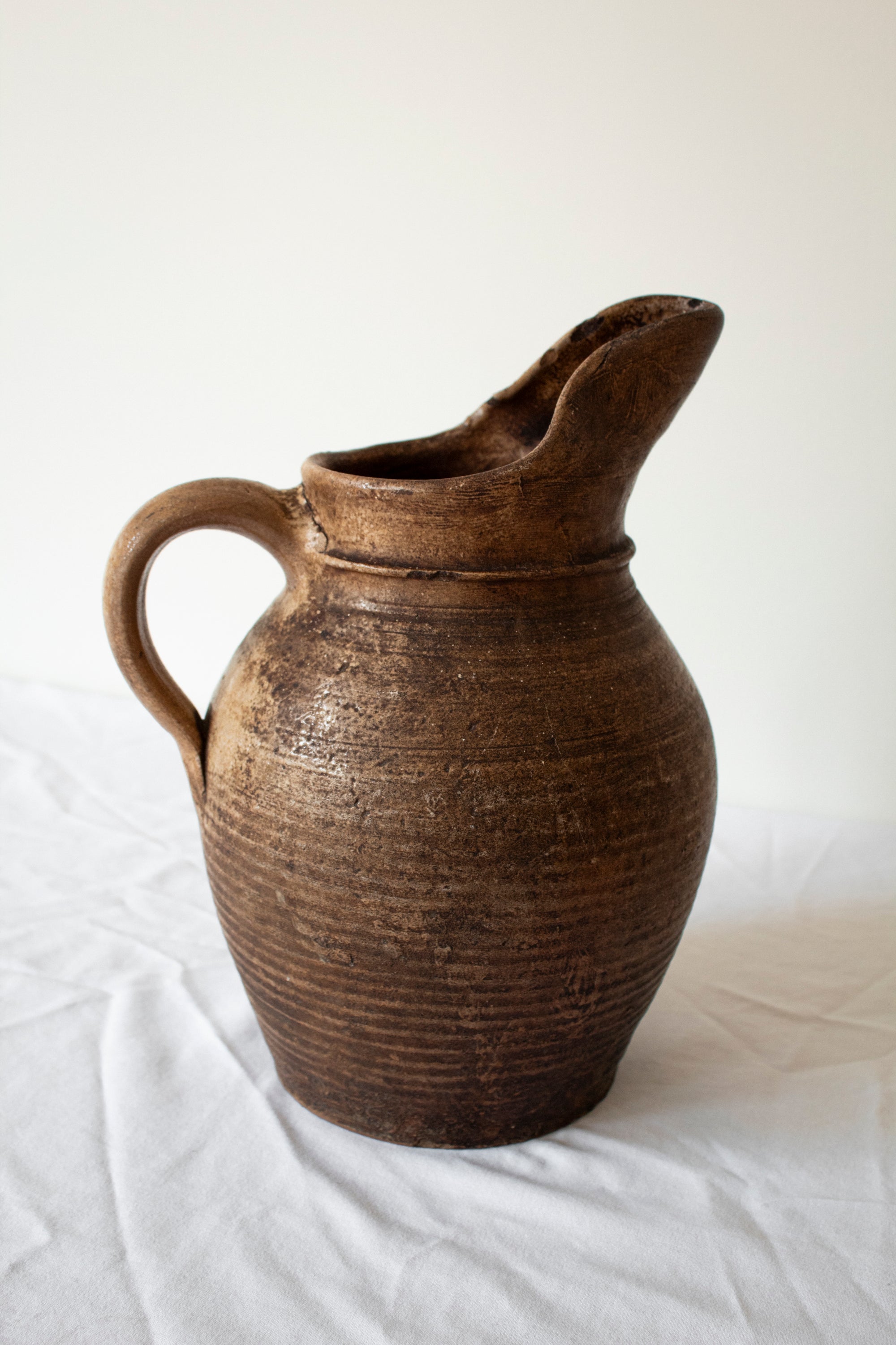 Tall Spouted French Jug