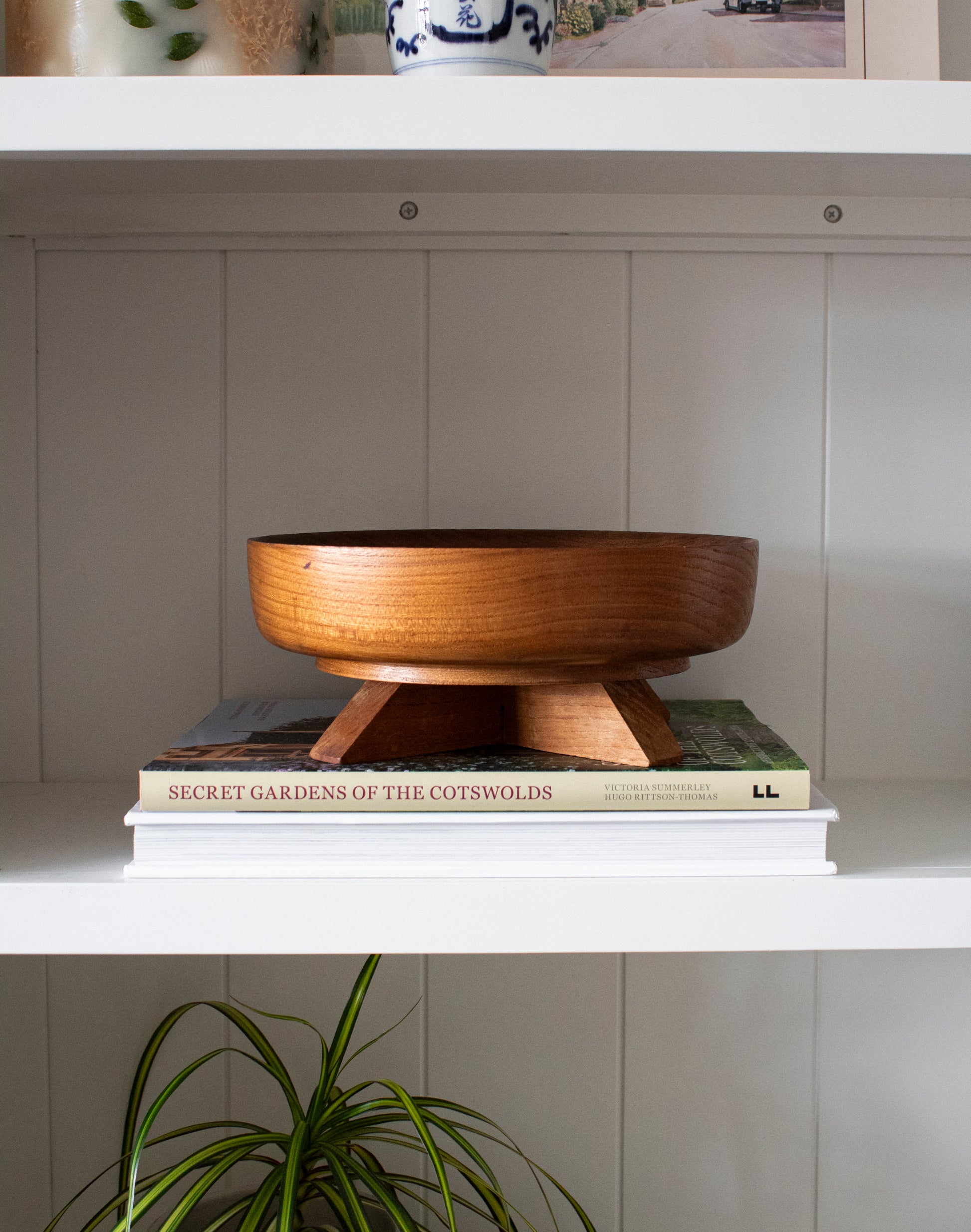 Dark Wooden Fruit Bowl