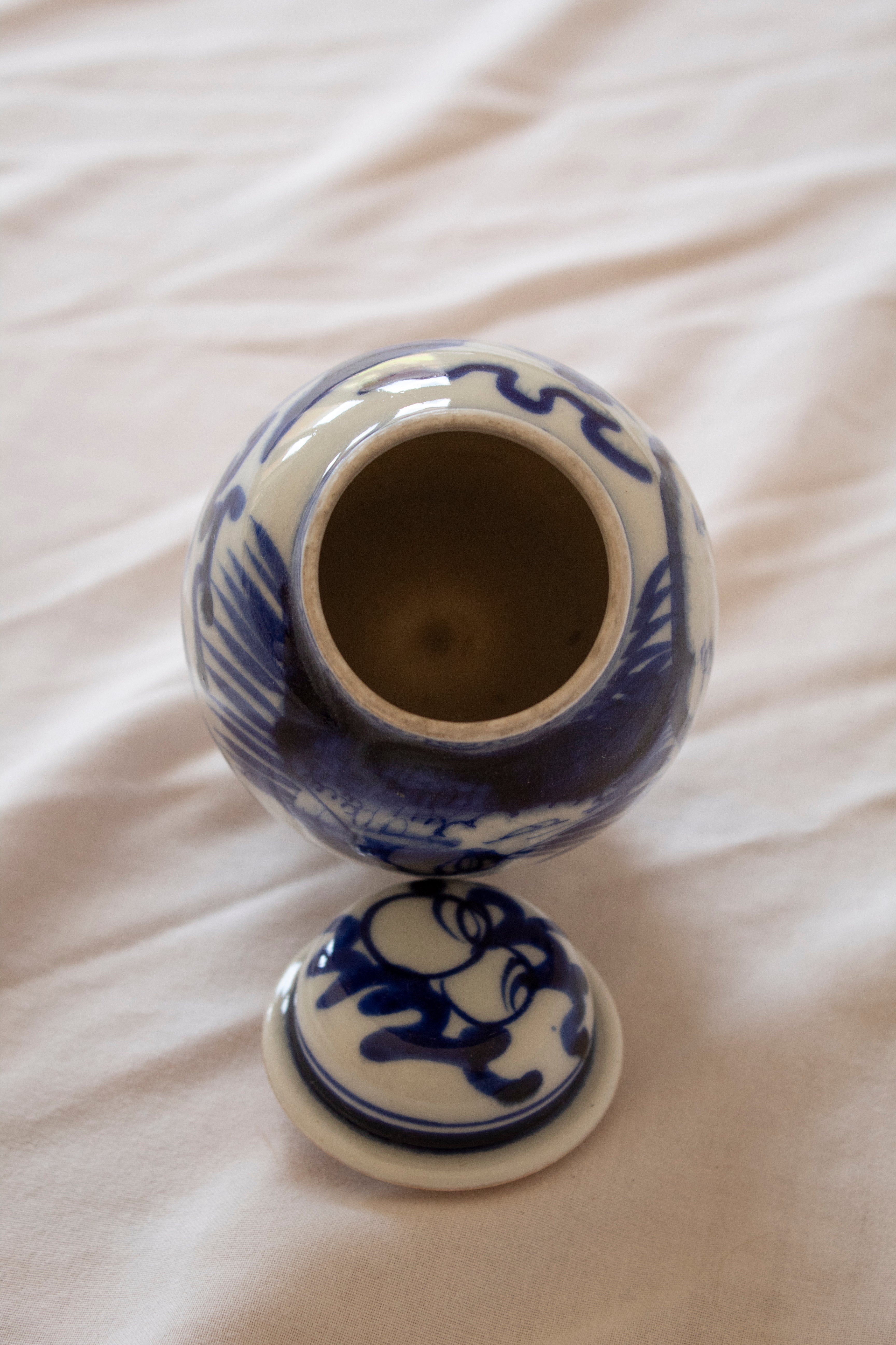 Blue & White Chinese Ginger Jar