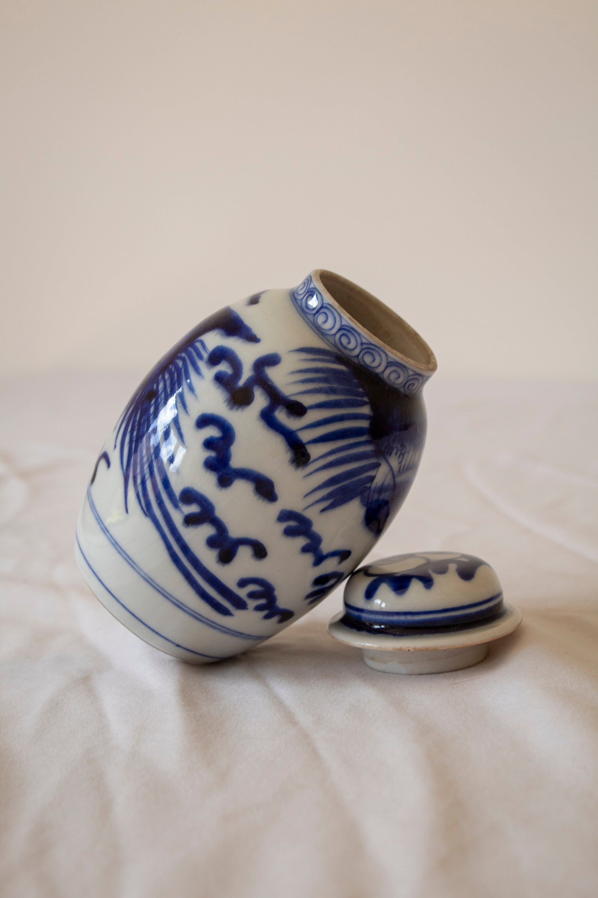 Blue & White Chinese Ginger Jar