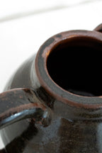 Two-Toned Brown Stoneware Teapot