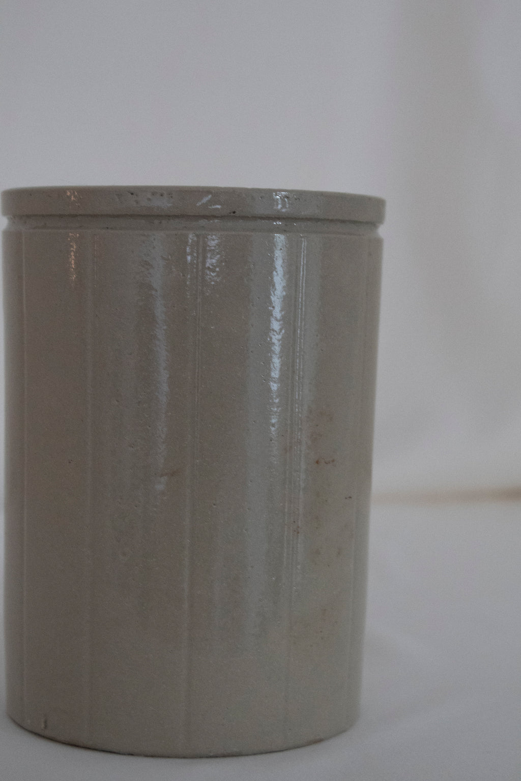 Pale Glazed Stoneware Jar - Haul