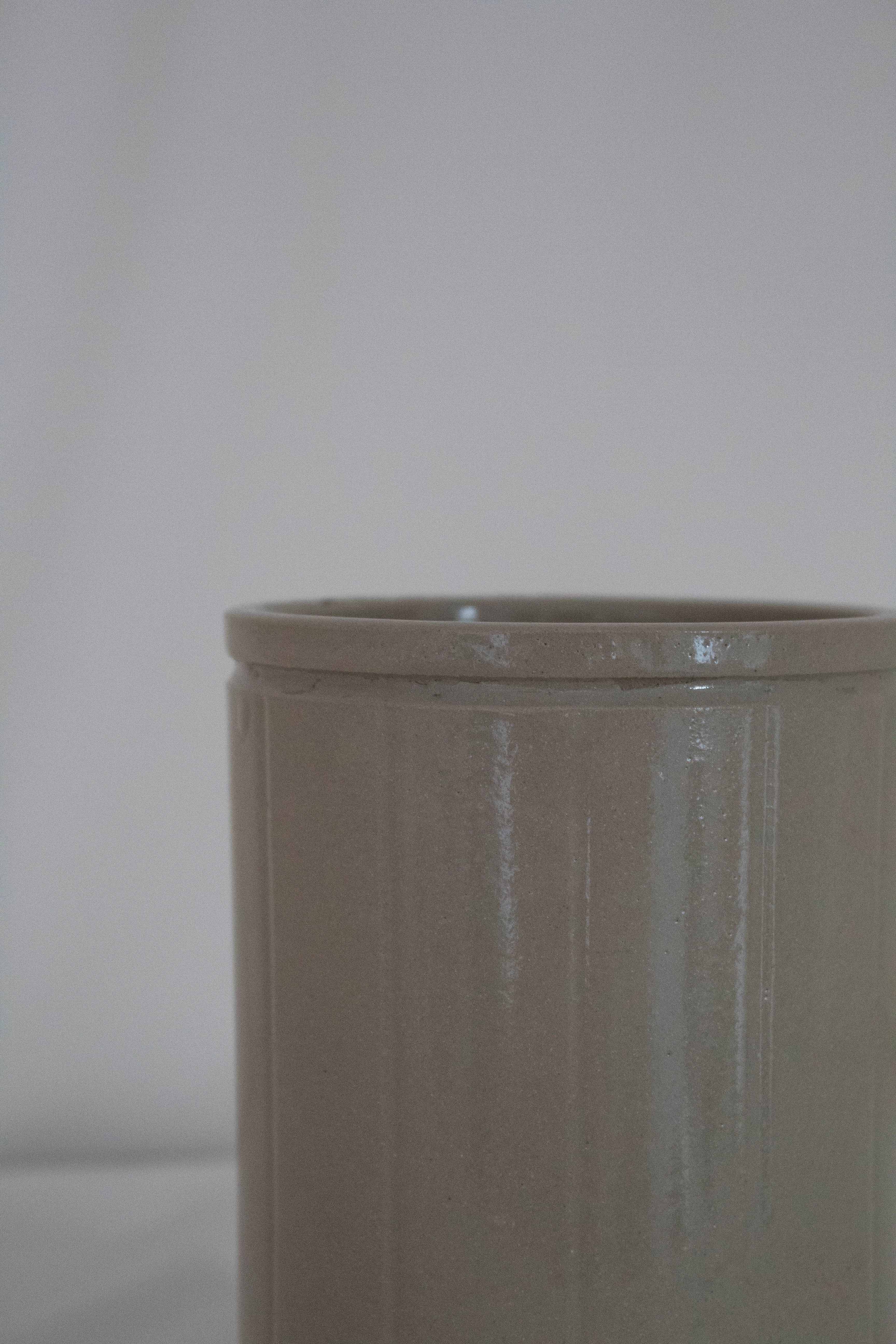 Pale Glazed Stoneware Jar - Haul
