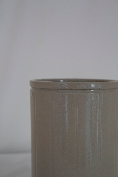 Pale Glazed Stoneware Jar - Haul