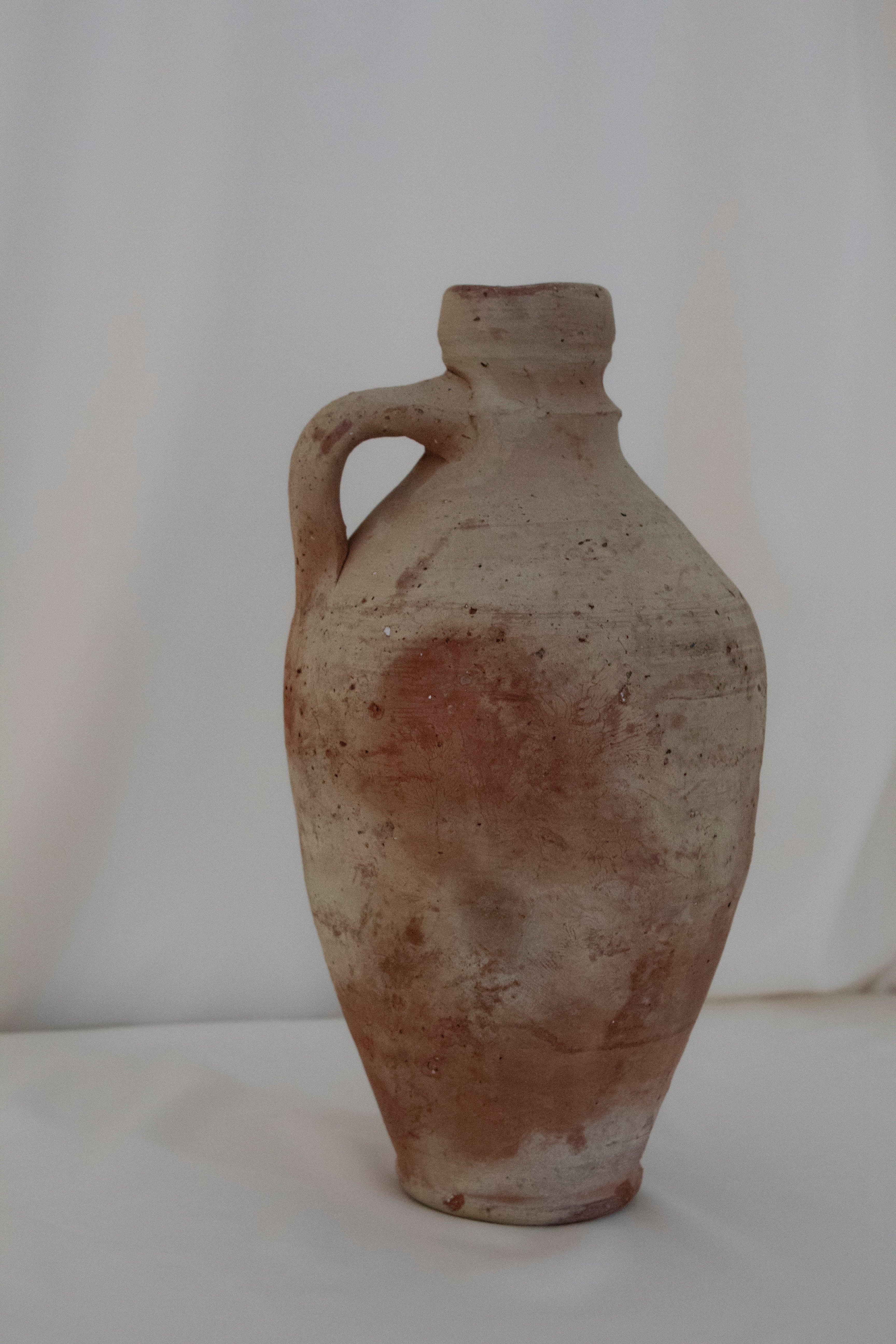 Fired Earth Clay Jug