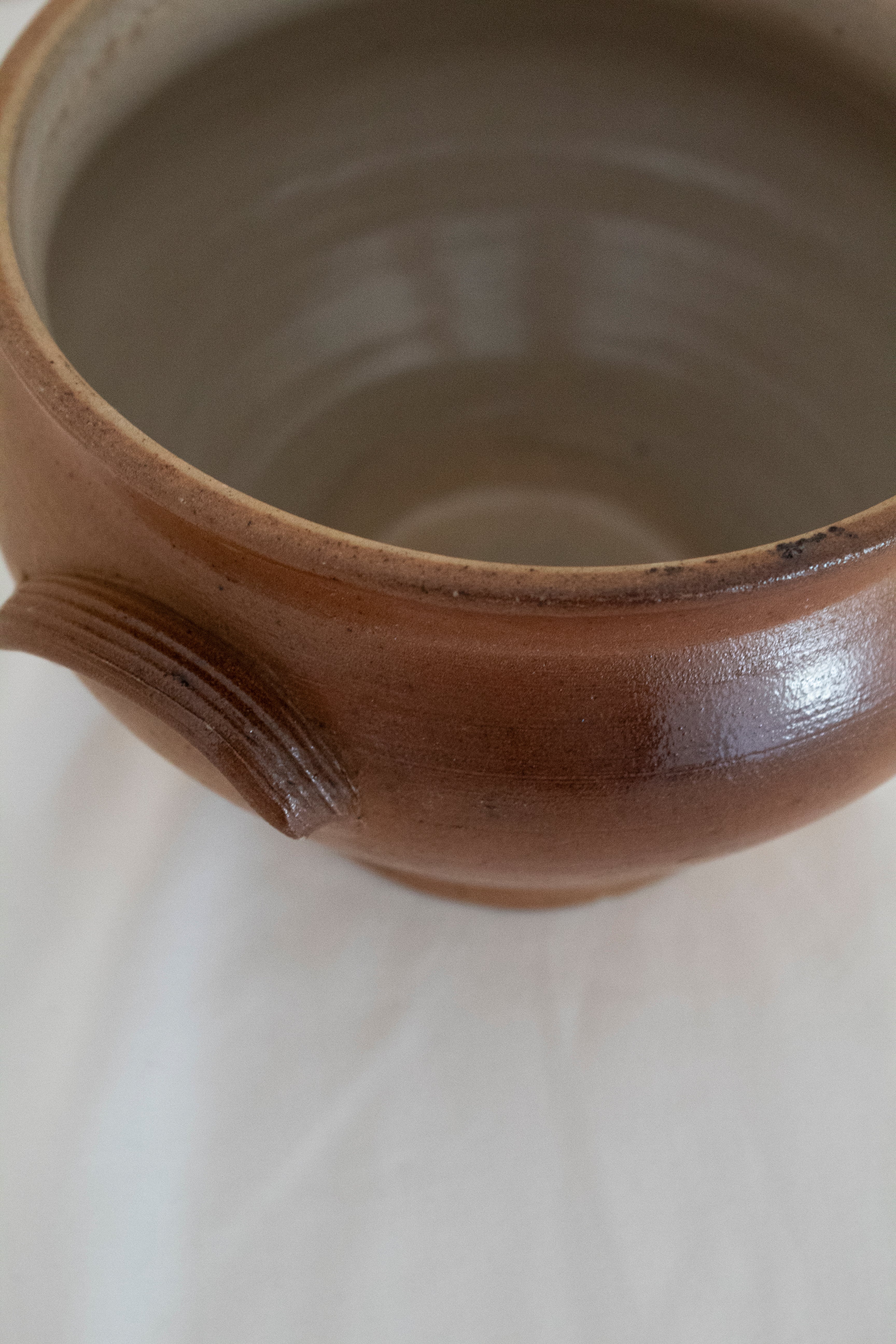 Glazed Stoneware Confit Pot