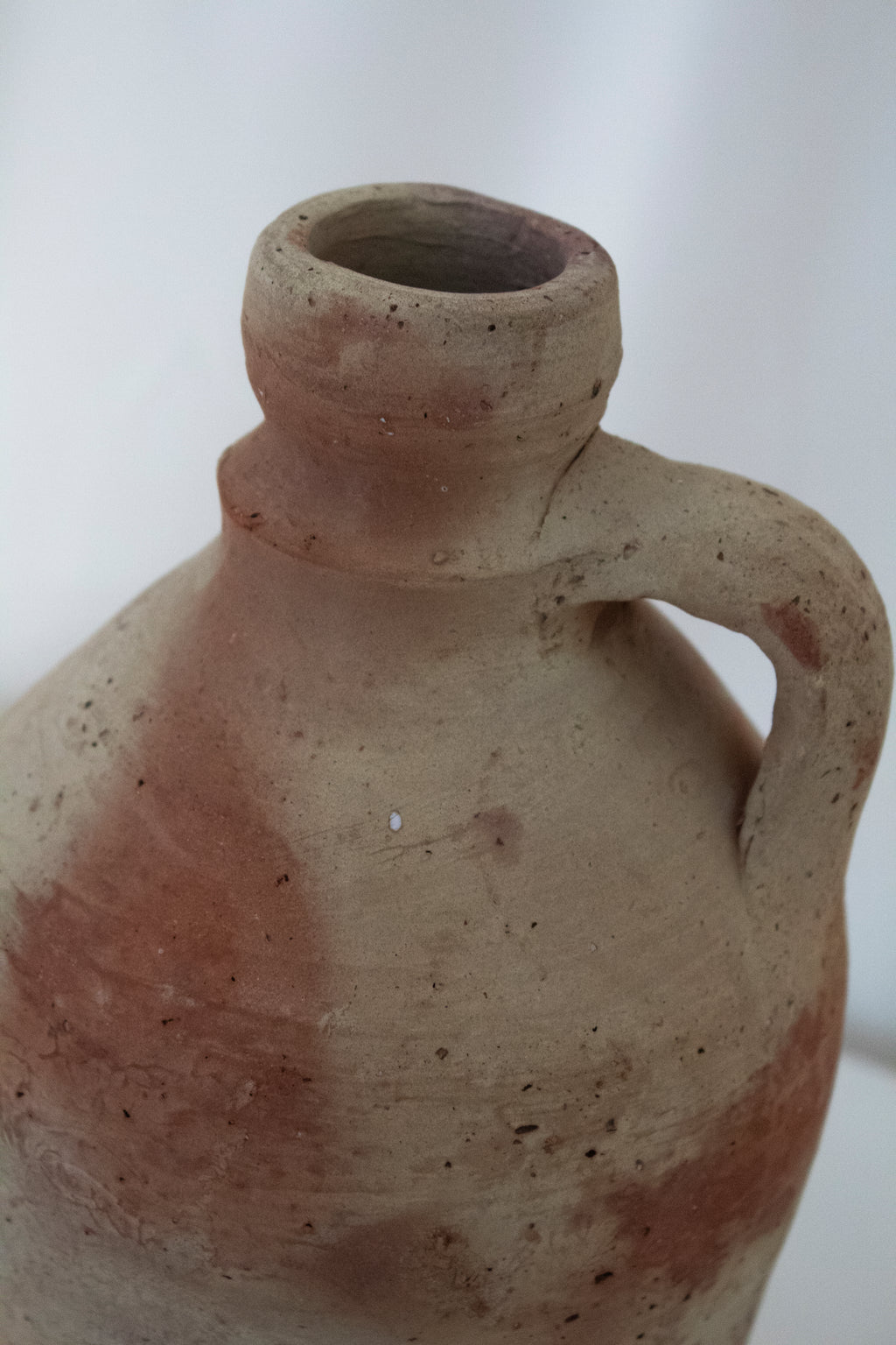 Fired Earth Clay Jug