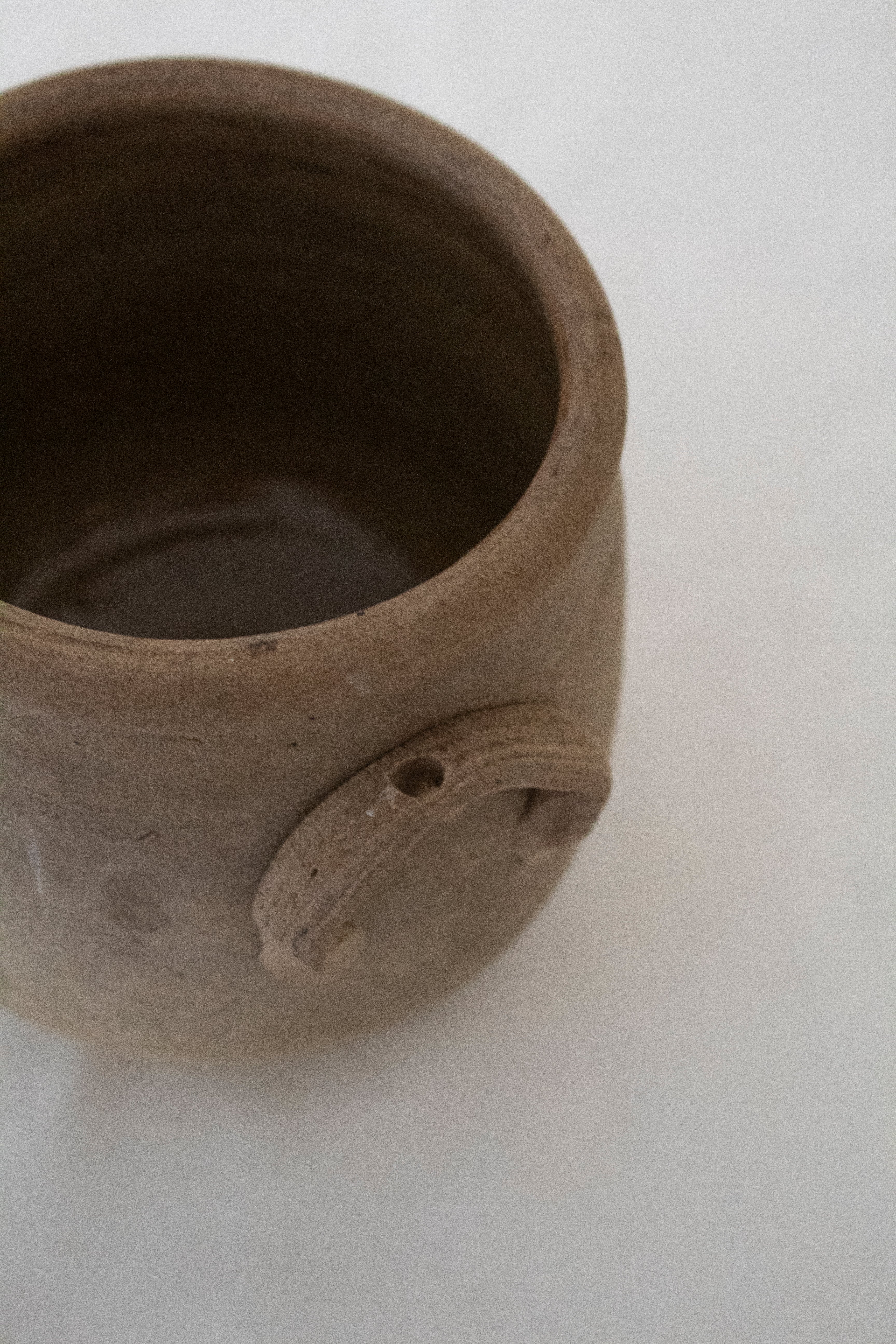 Small Grey Confit Pot