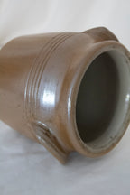 Pale Brown Glazed Confit Pot