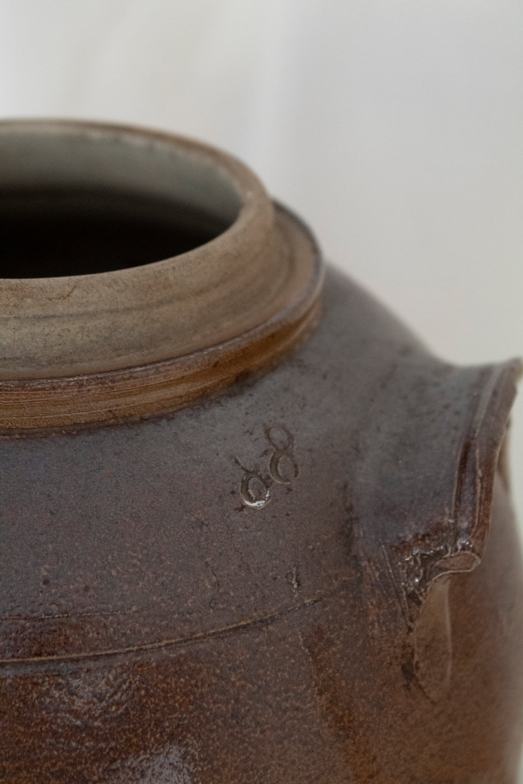 Glazed Stoneware Vessel