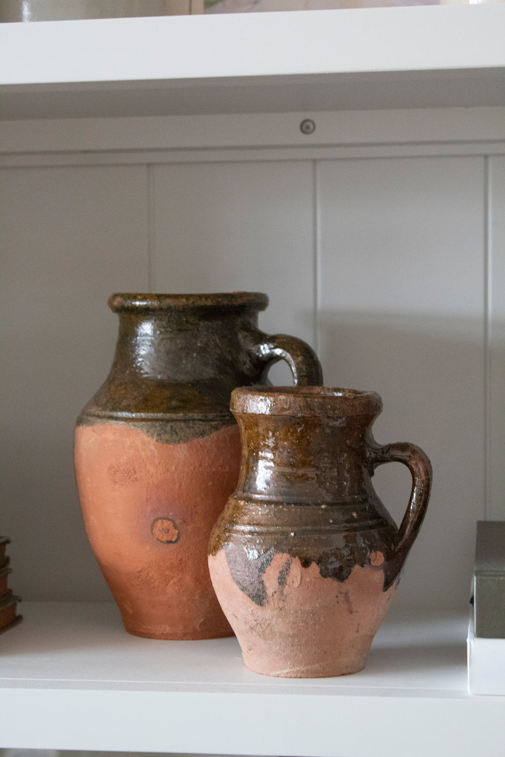 Brown Glazed Terracotta Jug