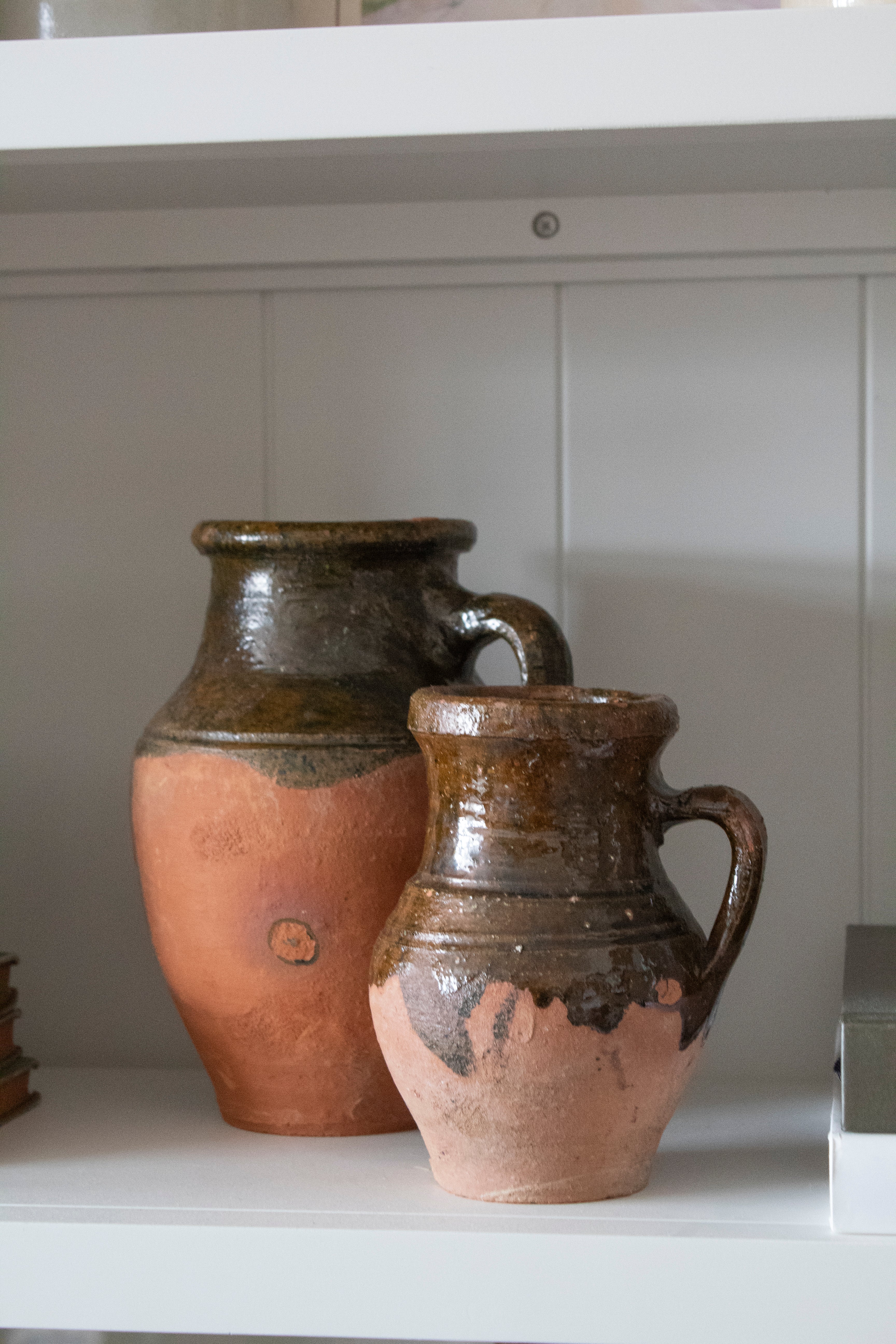 Brown Glazed Terracotta Jug