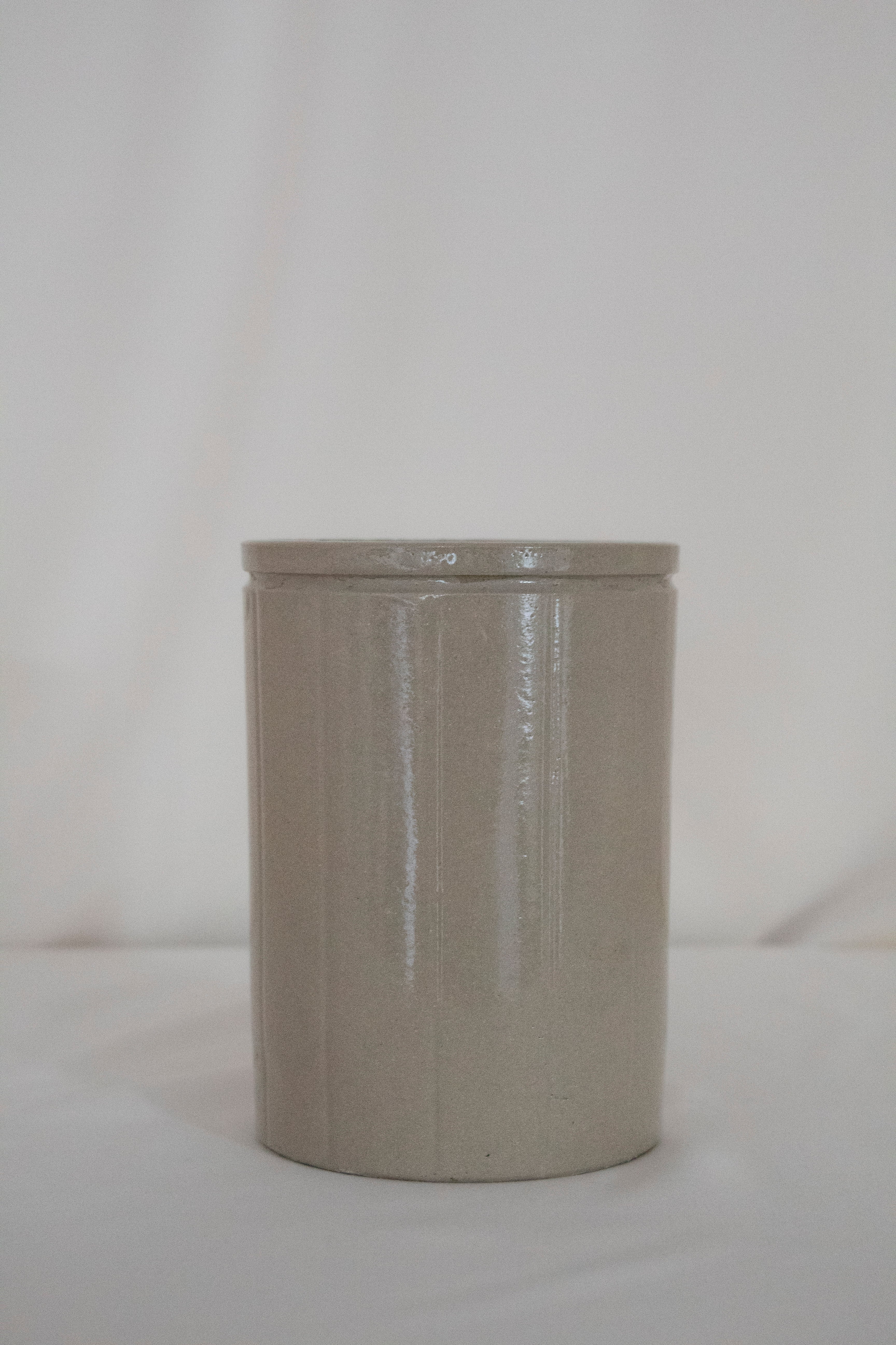 Pale Glazed Stoneware Jar - Haul