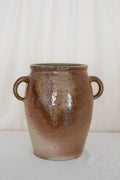 Large Glazed Stoneware Storage Pot