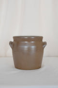 Pale Brown Glazed Confit Pot