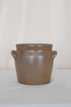 Pale Brown Glazed Confit Pot