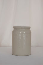 Pale Glazed Stoneware Jar - Gwynt