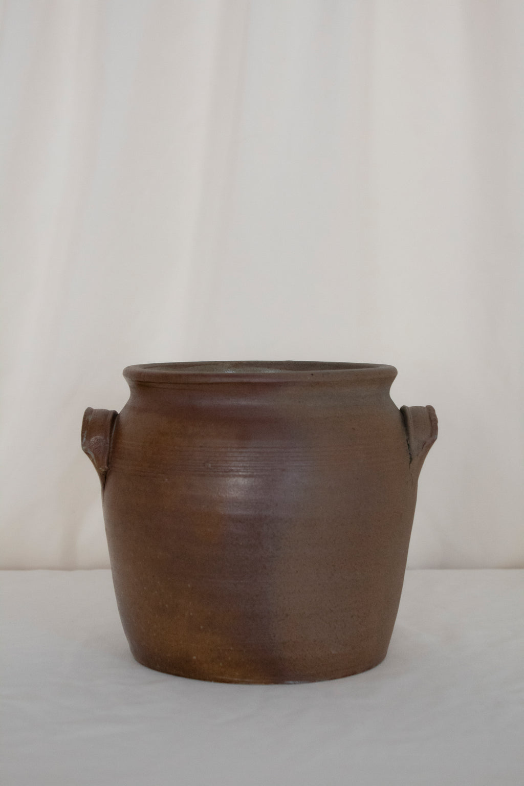 Brown Glazed Confit Pot