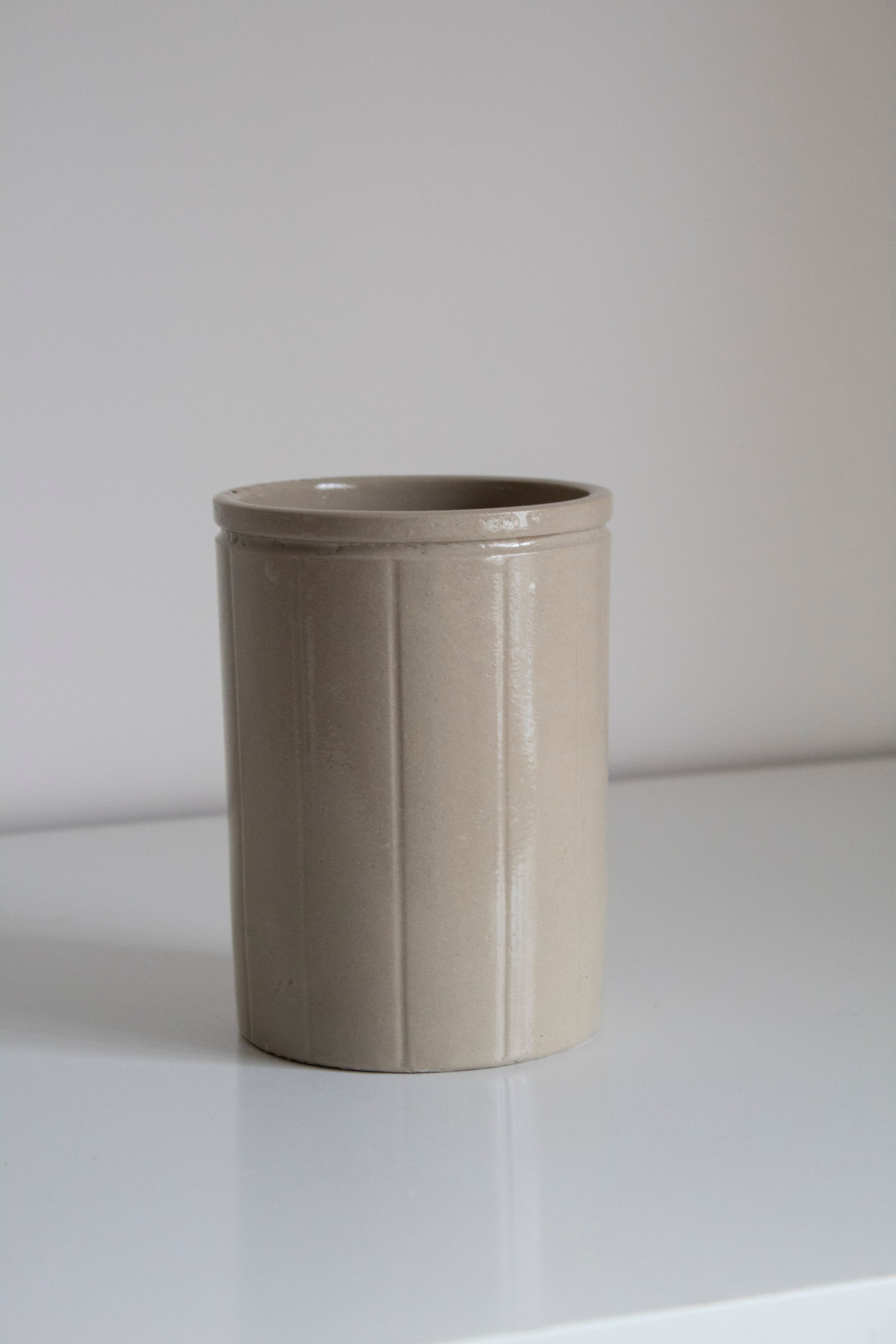 Pale Glazed Stoneware Jar - Haul