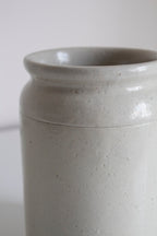 Pale Glazed Stoneware Jar - Gwynt