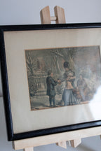 Framed Winter Scene Print