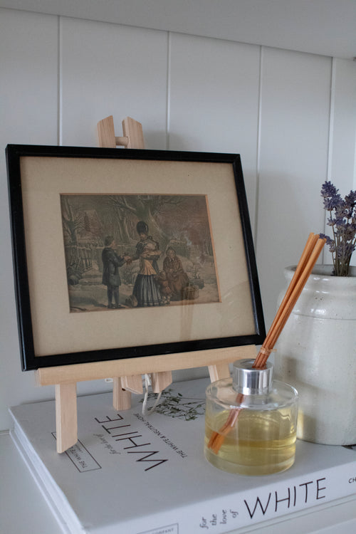 Framed Winter Scene Print