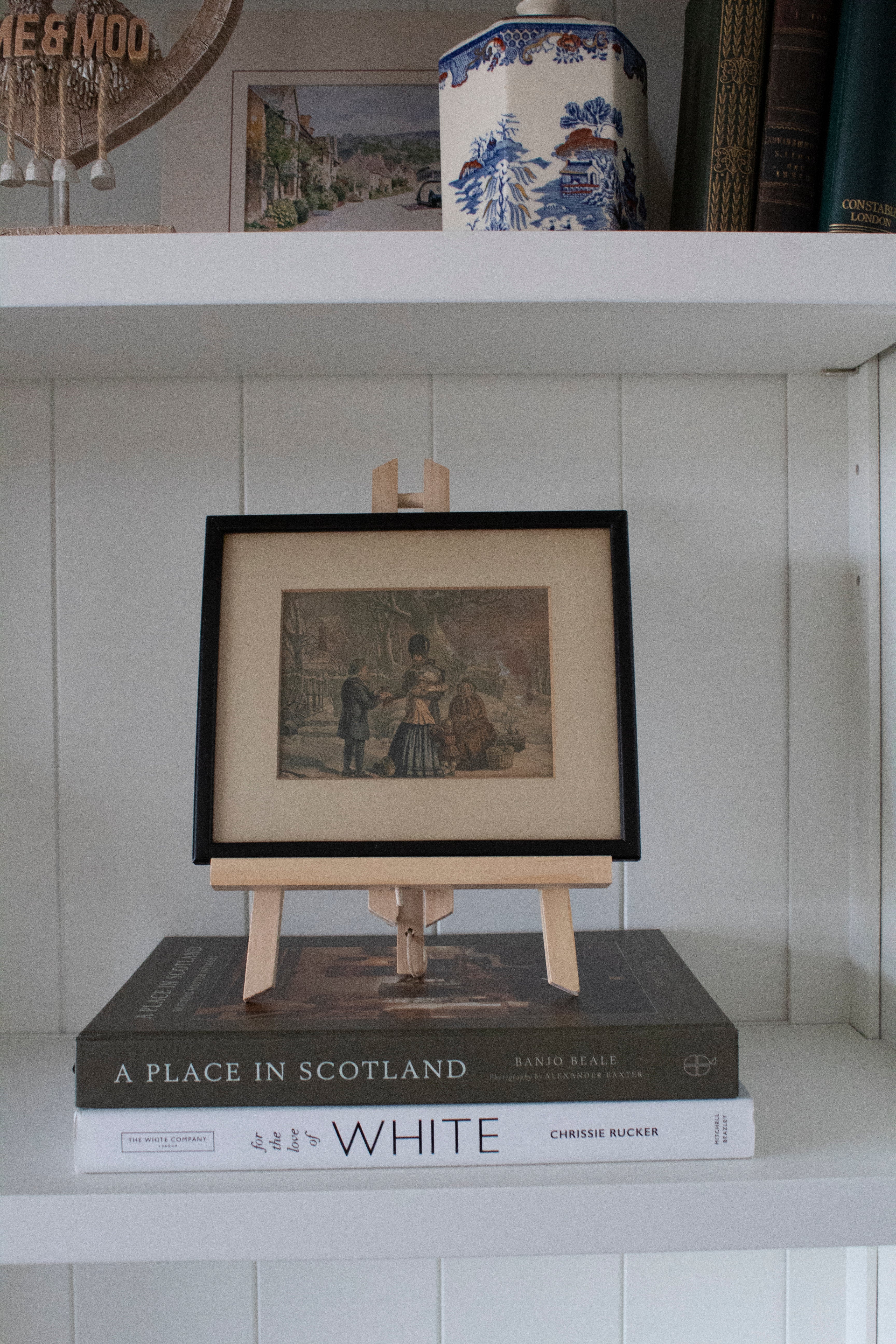 Framed Winter Scene Print