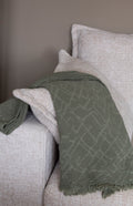 The Bronwen Throw - Olive