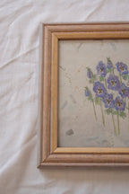 Original Watercolour of Pansies